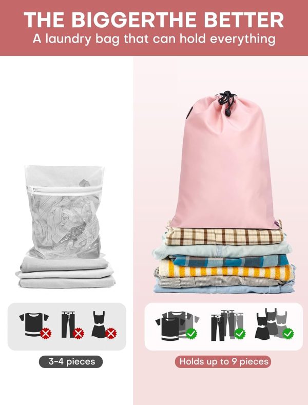 6 PCS Set Compression Packing Cubes for Travel, Lightweight Travel Packing Organizer Bags Travel Essentials for Carry On, Suitcase, Travel Bags, Home Closet - Pink - Image 5