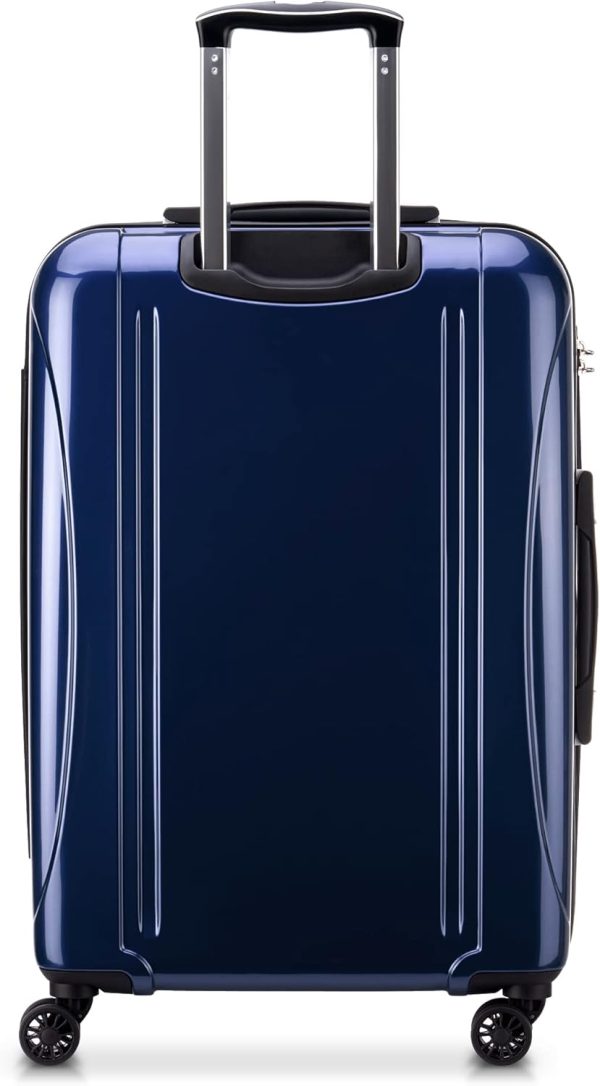 DELSEY Paris Helium Aero Hardside Expandable Luggage with Spinner Wheels, Blue Cobalt, Checked-Medium 25 Inch - Image 13